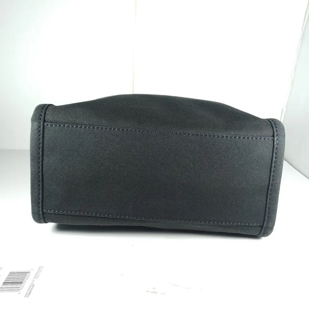 MARC JACOBS Standard Supply Black Canvas Large Tote Bag Handbag